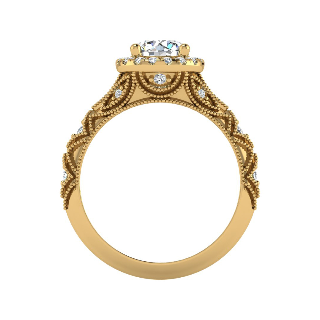 Rylie Halo Engagement Ring